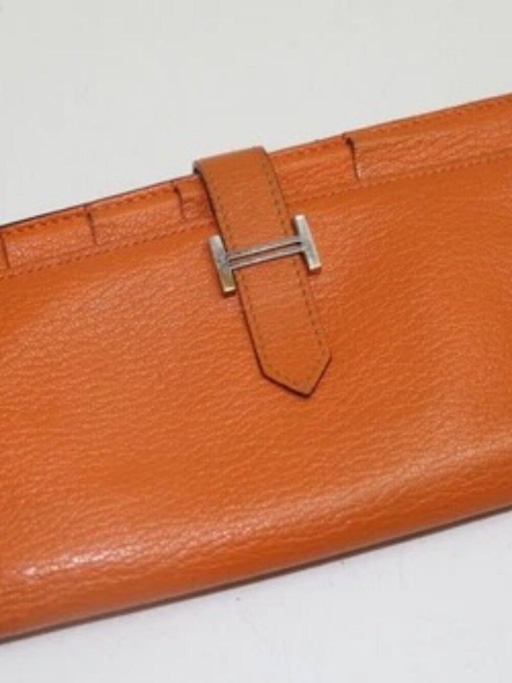 Hermès Bearn Long Classic (Bi-fold) Wallet - N48NM ORANGE